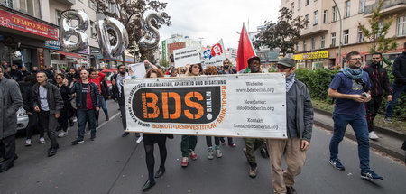 Die BDS-Bewegung fordert die Beendigung der israelischen Besatzu...