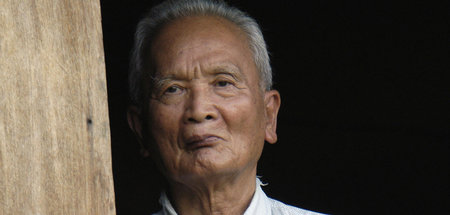 Nuon Chea, ehemaliger Anführer der Roten Khmer, am 18. September...