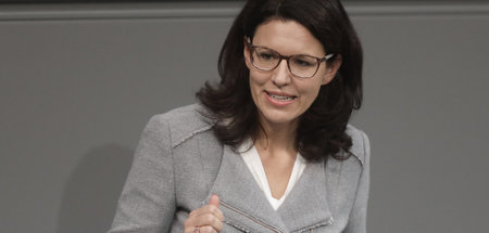 Manchmal spricht Katja Leikert auch im Bundestag über Dinge