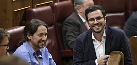 Alberto Garzóns (r.) Izquierda Unida hat in mehreren Staaten Aus... Alberto Garzóns (r.) Izquierda Unida hat in mehreren Staaten Aus...