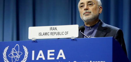Der Chef der iranischen Atomenergieorganisation, Ali Akbar Saleh...