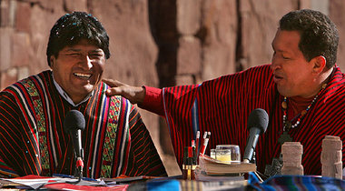 Gleiche Mode, gleiche Politik: Morales und Chávez in Chapare