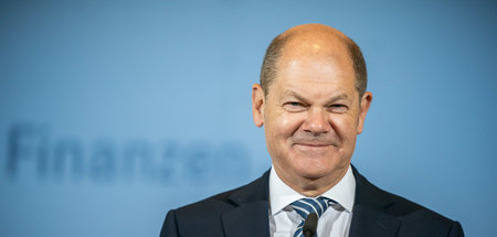 Hat gut lachen: Bundesfinanzminister Olaf Scholz (SPD) darf sich