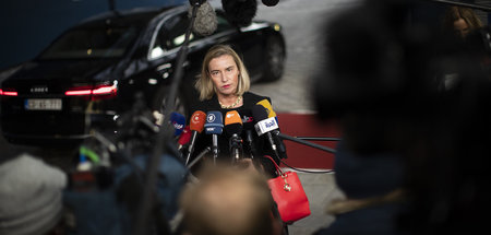 Federica Mogherini, Außenpolitikchefin der EU, will »Schlichtung...