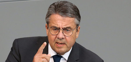 Sigmar Gabriel, hier noch im Bundestag (27.6.2019)