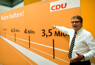 Falsche Richtung? CDU-Generalsekretär Ronald Pofalla bei der Prä...