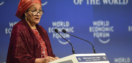 Amina Mohammed, stellvertretende UN-Generalsekretärin (Kapstadt,...