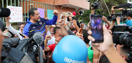 Venezolanische Oppositionsanhänger erfolgreich vertrieben: Fredd...