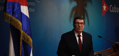Kubas Außenminister Bruno Rodríguez fordert ein Ende der Hasskam