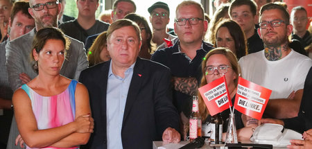 Lange Gesichter am Wahlabend (1. September): Das hat Die Linke i... Lange Gesichter am Wahlabend (1. September): Das hat Die Linke i...