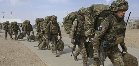 Britische Soldaten in Afghanistan stehen im Verdacht, Kriegsverb