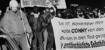 Kundgebung in Gedenken an die Studentin Kornelia »Conny« Wessman...