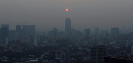 So schön kann Smog sein, aber nur auf dem Foto: Mexiko-Stadt in ...