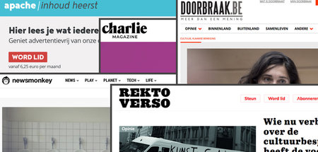 Weitere Förderung ungewiss: Auswahl von Onlinetiteln der flämisc... Weitere Förderung ungewiss: Auswahl von Onlinetiteln der flämisc...