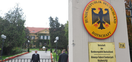 Die deutsche Botschaft in Ankara (Archivbild)