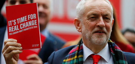 Kampfansage an das neoliberale Großbritannien: Parteichef Corbyn...