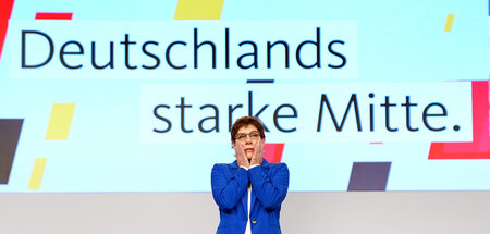 Nachdenklich? Annegret Kramp-Karrenbauer am Freitag in Leipzig