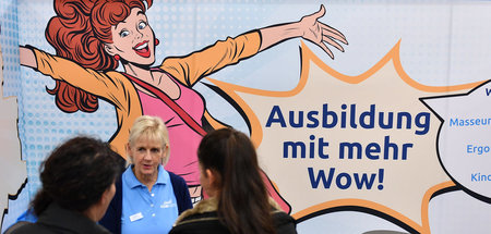 Nur wenige Angebote: Berufsbildungsmesse in Erfurt (13.11.2019)