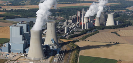 RWE-Braunkohlekraftwerk Neurath in Nordrhein-Westfalen