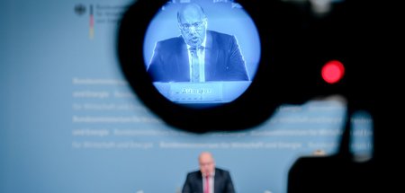 Bundeswirtschaftsminister Peter Altmaier (CDU) bei der Vorstellu...