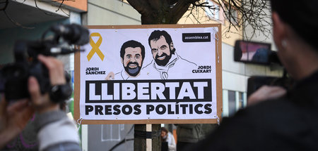 Unterstützer der katalanischen Unabhängigkeitsbewegung sind auch...