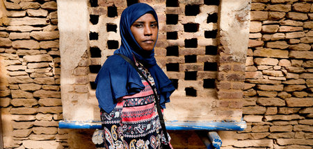 Mai Atya, Teilnehmerin der Proteste in Khartum, berichtete der N...