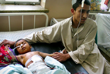 22. Mai 2006, Kandahar: Bei einem Luftschlag der westlichen Krie...