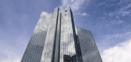 Die Zentrale der Deutschen Bank in Frankfurt am Main