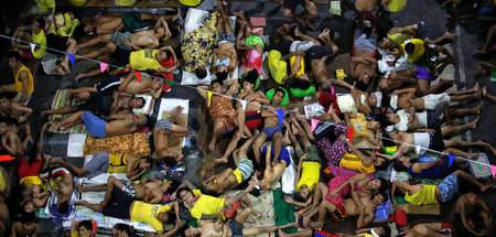 Menschenunwürdige Zustände im Quezon City Jail in Manila