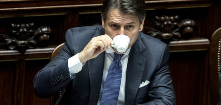 Italiens Premier Giuseppe Conte am 9. September 2019 im Parlamen...