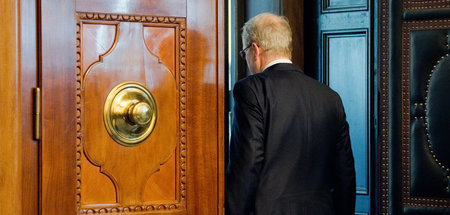 Termin im Gerichtssaal: Stefan Schostok nach seinem Rücktritt vo...