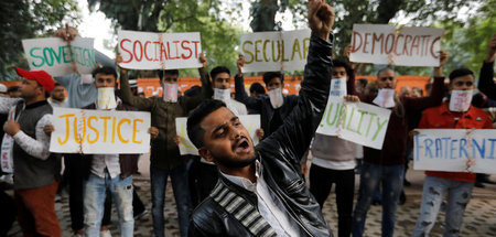 So soll Indien sein: »Souverän, sozialistisch, säkular, demokrat...