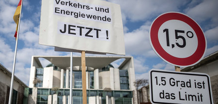 Protest gegen lasche Klimapolitik der Bundesregierung (Berlin, 1...