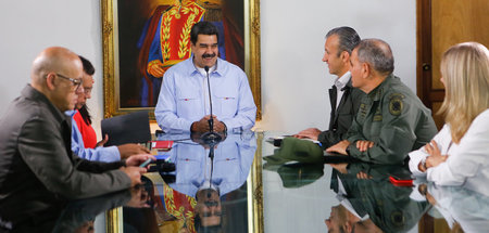 Alles im Griff: Venezuelas Regierung unter Präsident Maduro geht...