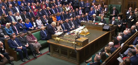 Seiner Mehrheit sicher: Premier Johnson will offenbar ohne Rücks... Seiner Mehrheit sicher: Premier Johnson will offenbar ohne Rücks...