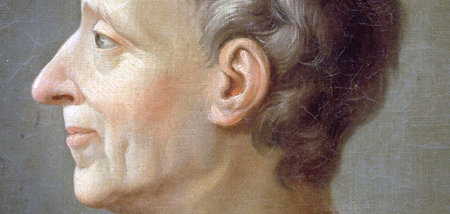 Porträt von Charles de Secondat, Baron de Montesquieu (1689–1755... Porträt von Charles de Secondat, Baron de Montesquieu (1689–1755...