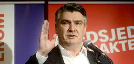Der Präsidentschaftskandidat und frühere kroatische Premierminis...
