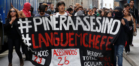 Demonstration im chilenischen Valparaíso (18.12.2019)