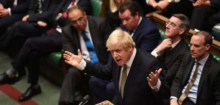 Premier Johnson im Londoner Unterhaus