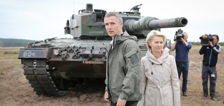 Profite für Private gesichert: Ursula von der Leyen und NATO-Gen...