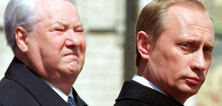 Der Säufer und der neue starke Mann. Jelzin und Putin zum Zeitpu... Der Säufer und der neue starke Mann. Jelzin und Putin zum Zeitpu...