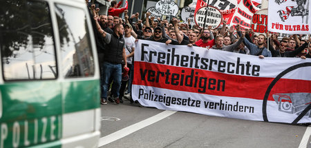 Demonstration gegen die Verschärfung des baden-württembergischen...
