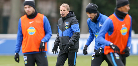 Nicht der allergrößte Berlin-Versteher: Herthas Trainer Jürgen K...