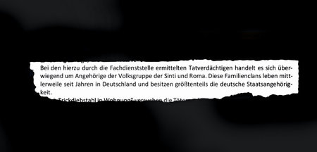 Auszug aus einer Berliner Polizeistatistik zum Phänomen »Trickdi...
