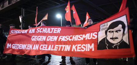 Gedenkdemonstration für Celalettin Kesim in Berlin (ohne Datieru...