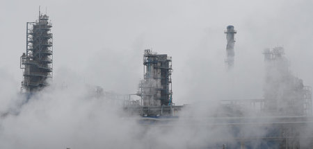 In der Großraffinerie im belarussischen Masyr wurde eine kurze P...