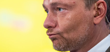 Hofft auf Zugewinne: Bundesvorsitzender Christian Lindner (Berli...