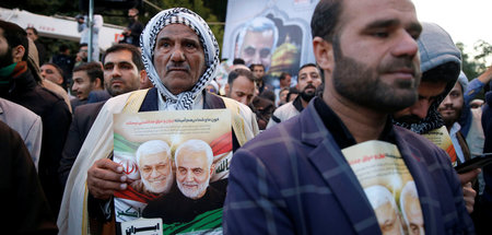 Überwältigender Respekt: Zehntausende nahmen am Sonntag in Ahwas...