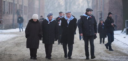 Gedenkveranstaltung zum 74. Jahrestag der Befreiung des Konzentr...
