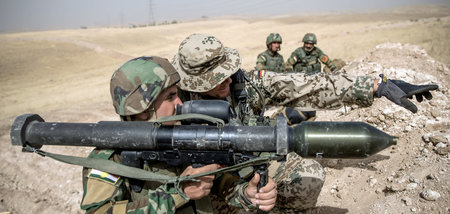 Bundeswehr bildet Peschmerga-Kämpfer in Erbil aus (23.9.2016)